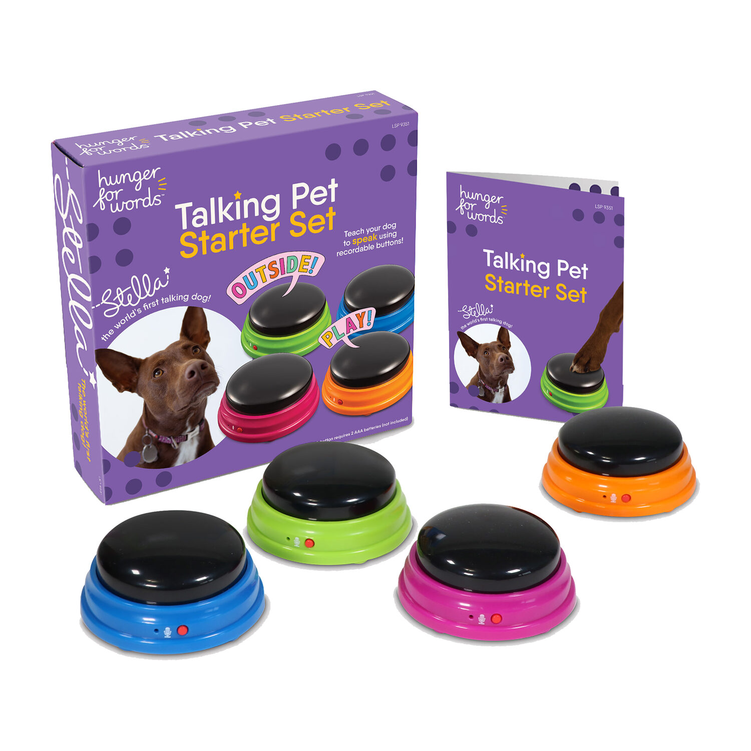 Talking pet starter set