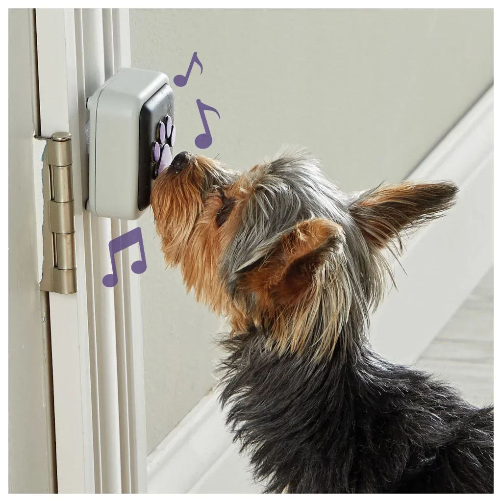 Talking pet doorbell