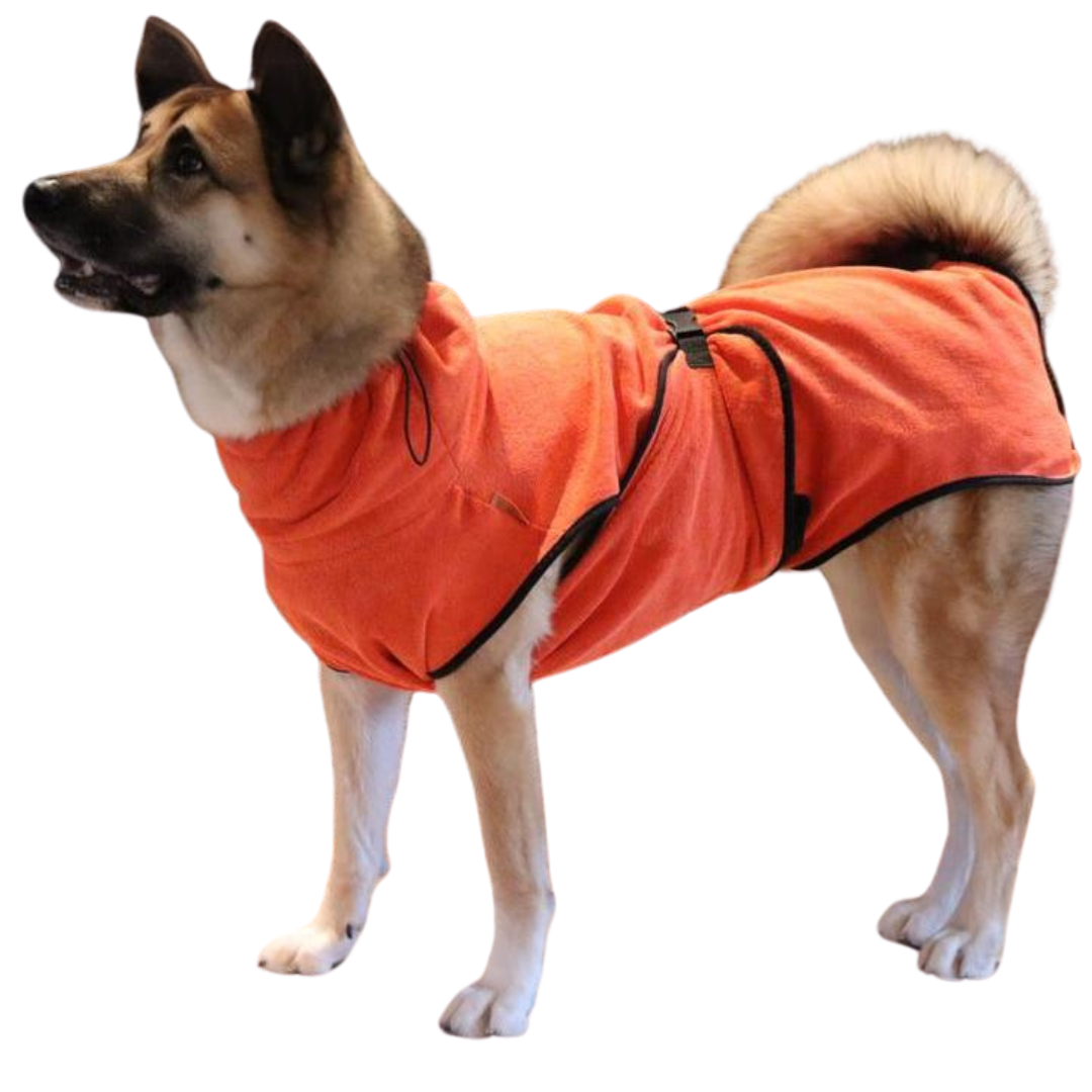 De honden badjas, meer dan een modieus accessoire!
